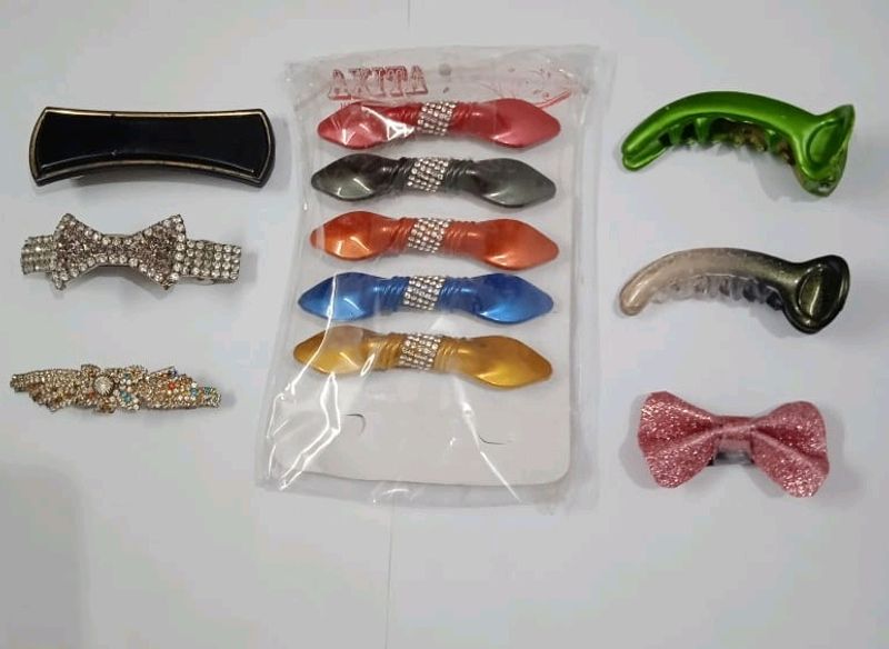 Hair Accessories Banana Clutcher Pins Pack Of 11