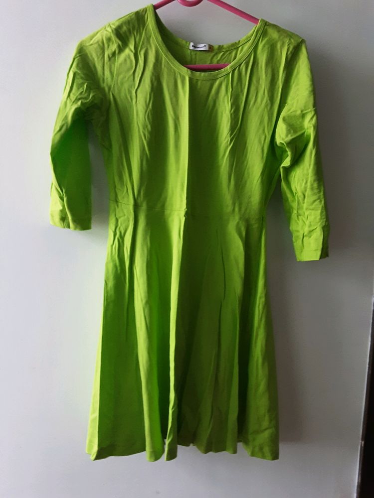 Neon Green Dress