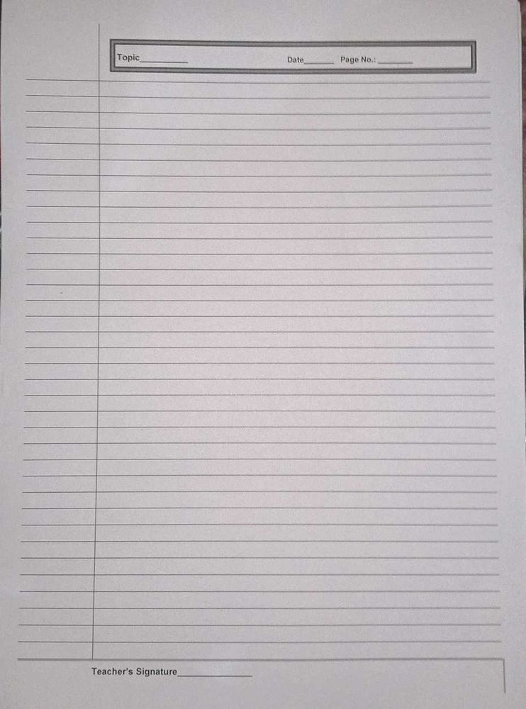 ASSIGNMENT SHEETS - Pack Of 100