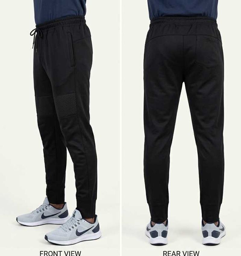 ​Unisex Premium Black Winter Joggers / Track Pants