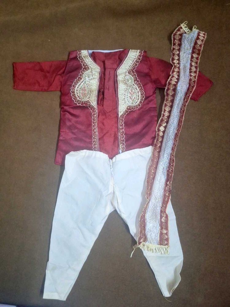 Boy's Ethnic Sherwani Set