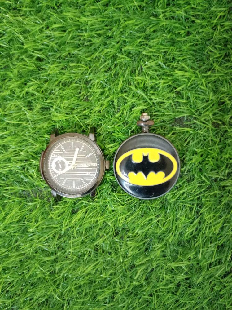 Batman Pocket clock &amp; watch head.