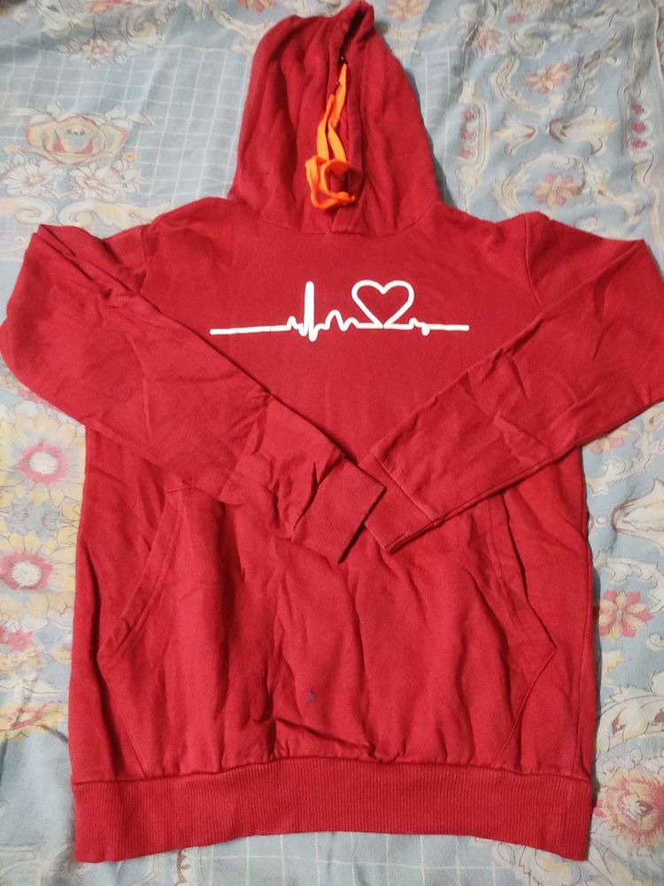 Red Heartbeat Hoodie