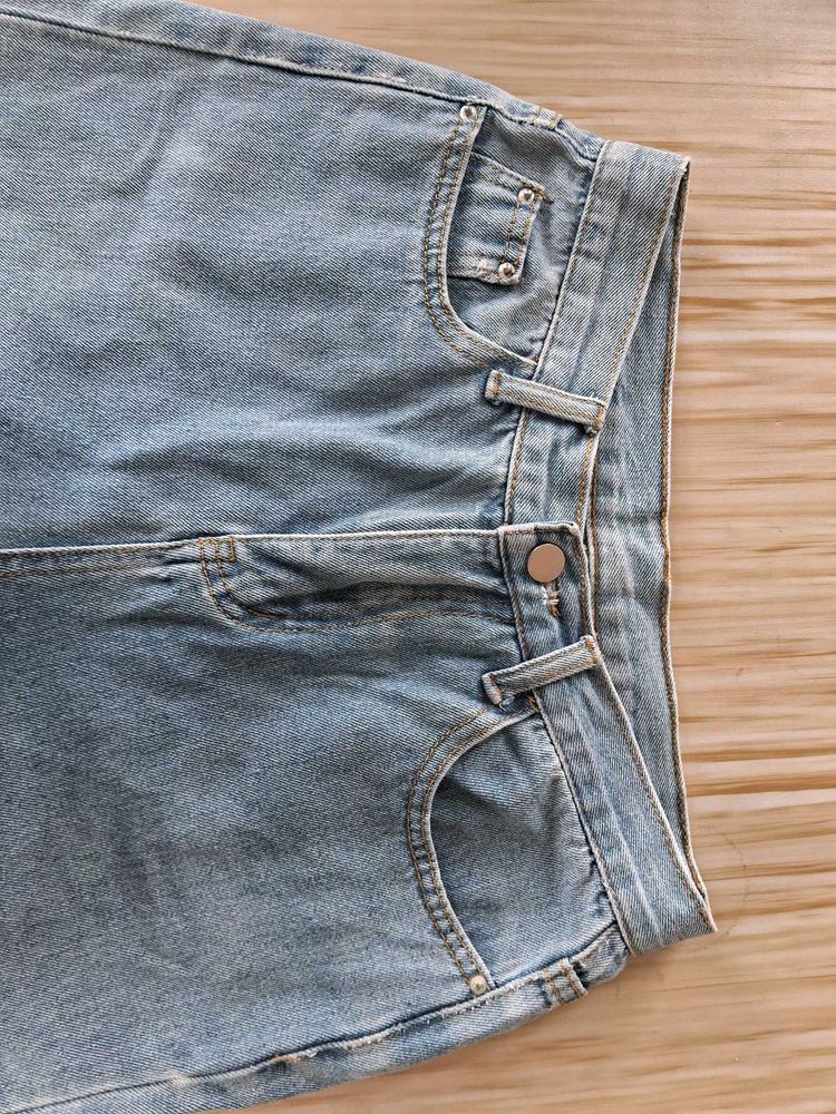 Light Wash Denim Jeans