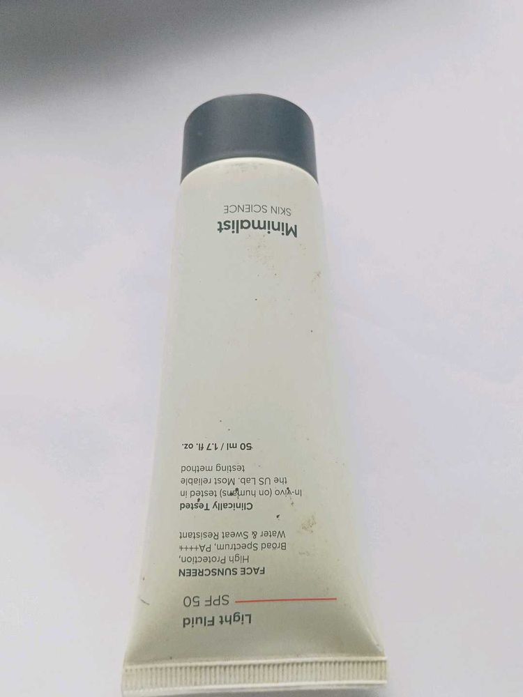 Minimalist Light Fluid SPF 50 Sunscreen