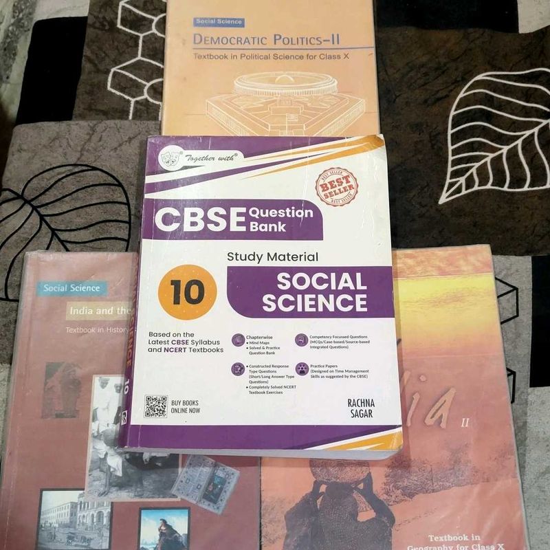 CBSE Social Science Combo - question bank + Ncert
