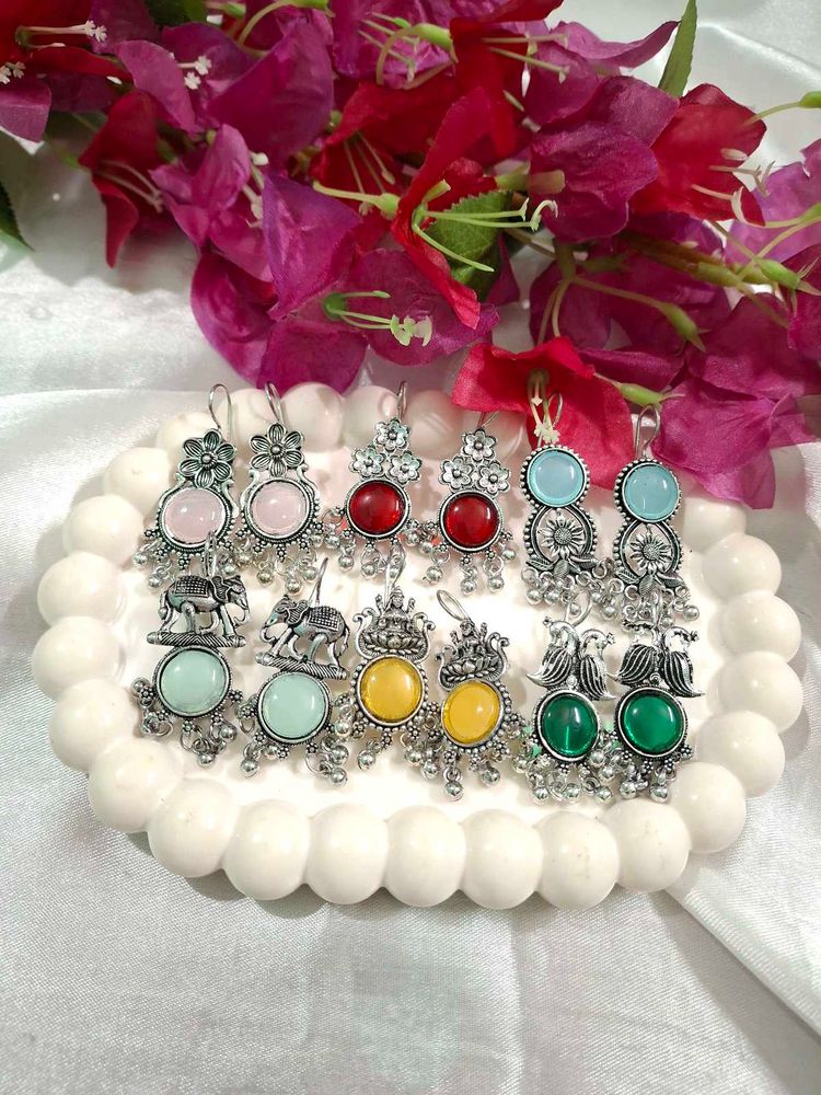 Combo of Earrings and Hair Accessories