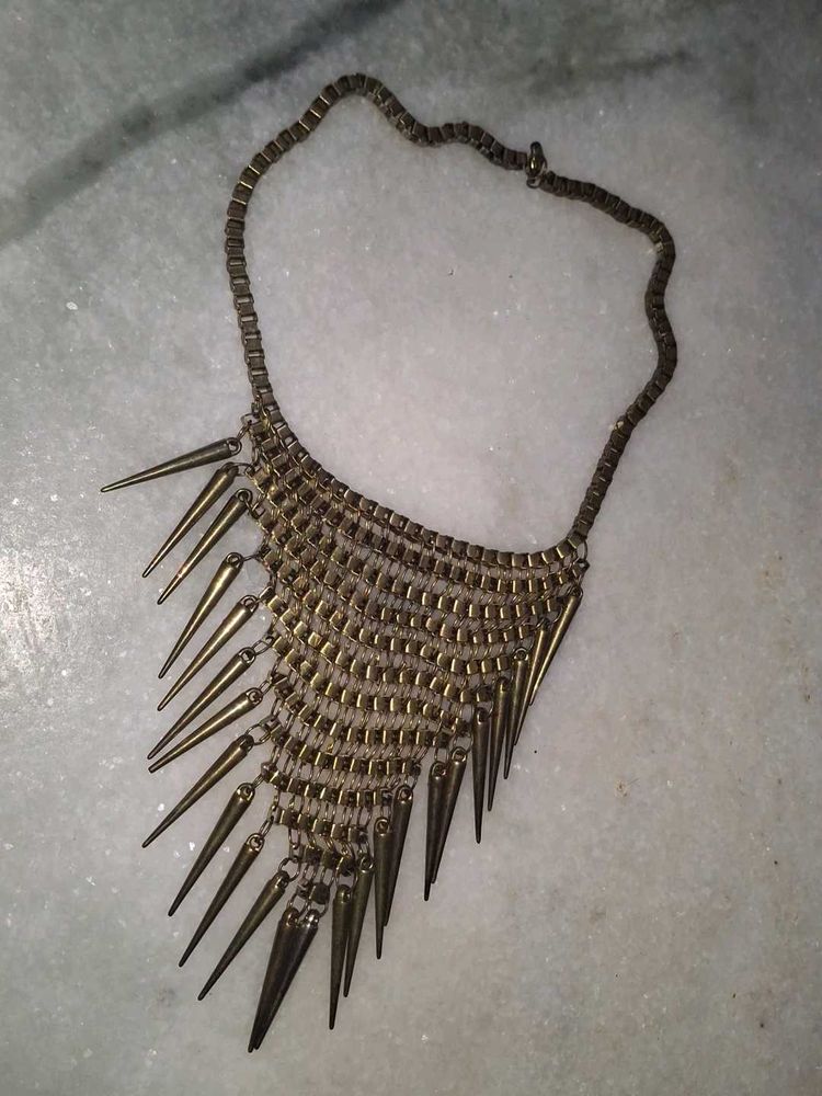 Statement Spike Necklace
