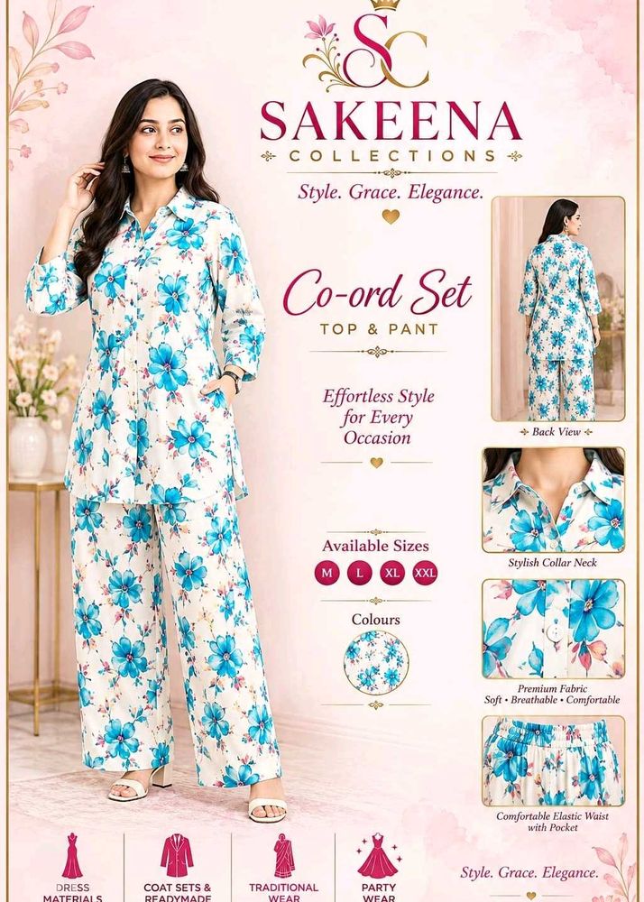 Floral Print Co-ord Set for Women