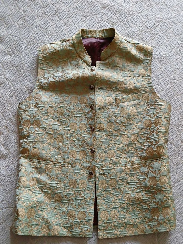 Men's Brocade Nehru Jacket