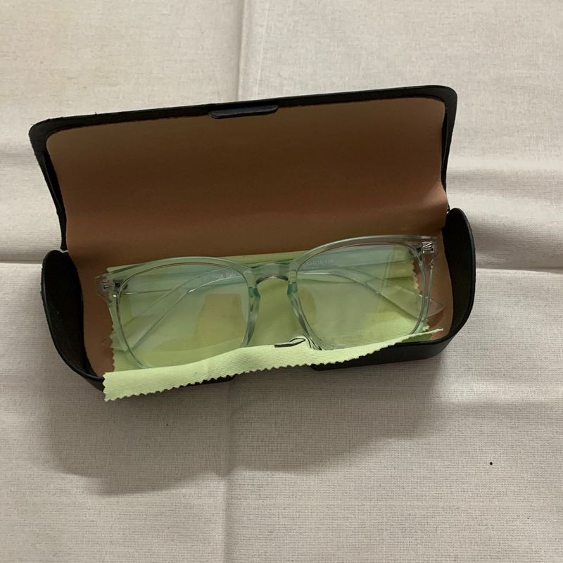 Blue Glasses Unisex Zero Power