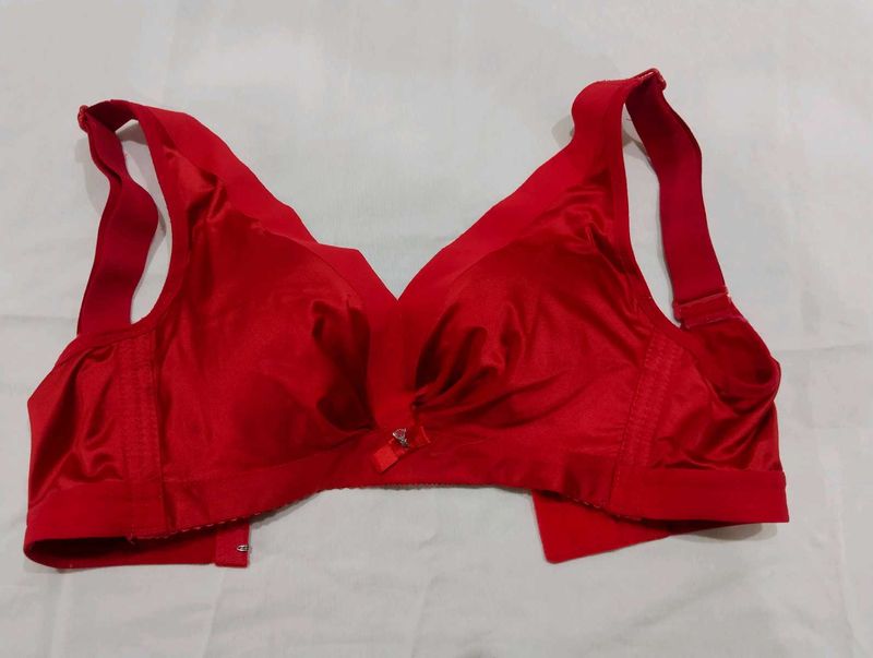 Elegant Red Bra
