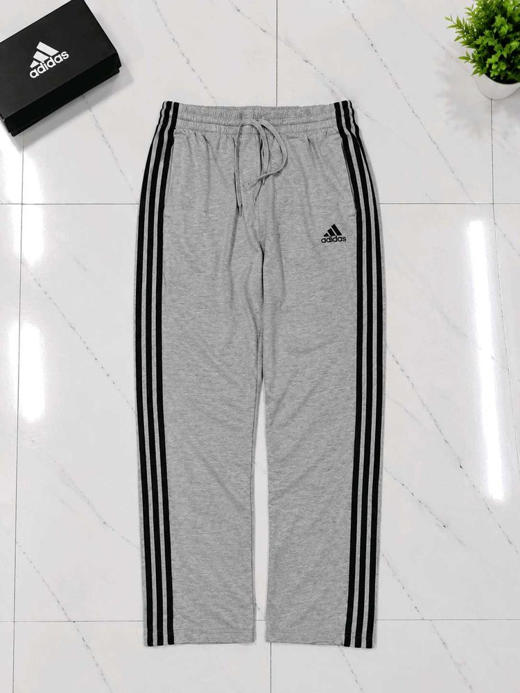 Adidas Men's Grey Track Pants