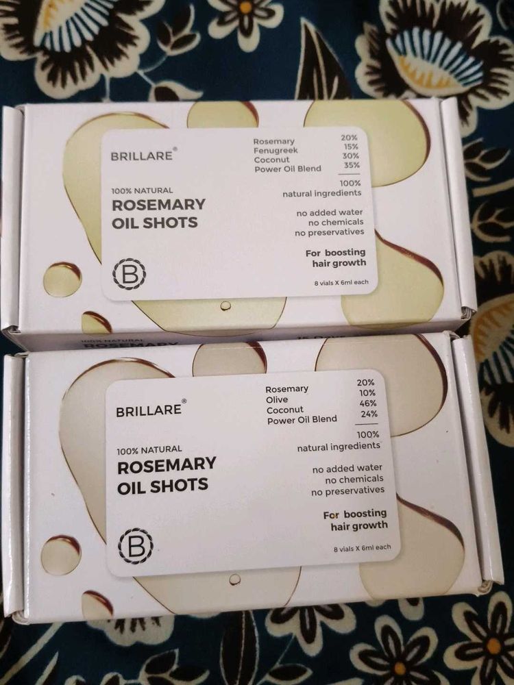 Brillare rosemary oil shots