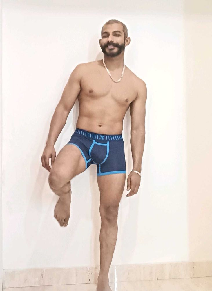 Men's Blue Boxer Briefs