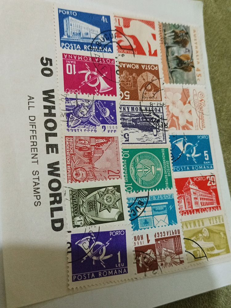 Stamps 50 Whole World