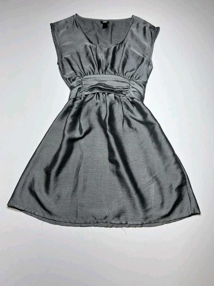 H&amp;M Gray Mini Dress