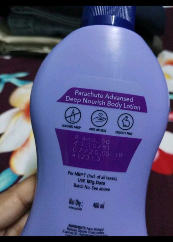 Parachute Advanced Deep Nourish Body Lotion