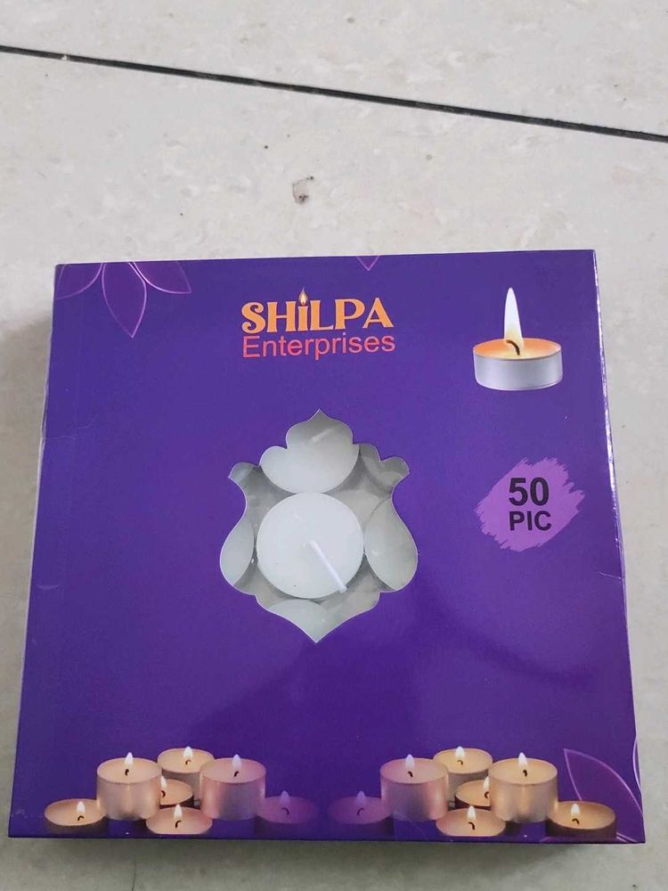 Shilpa Enterprises Tea Lights - 50 Pic
