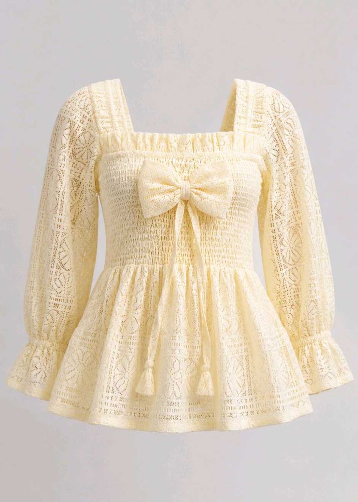 Cute pinteresty yellow top size: XS