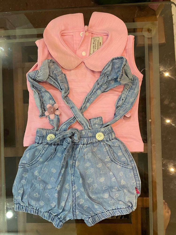 Cute Baby Girl Outfit - 12M