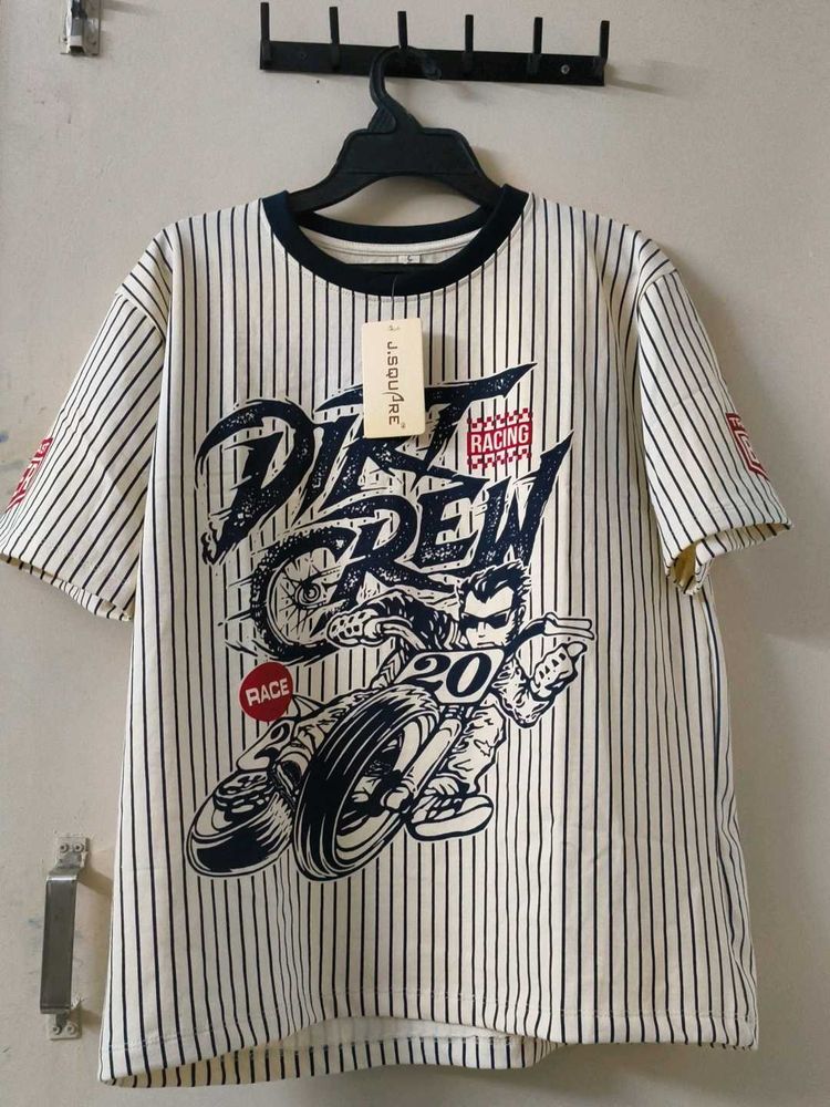 Retro Dirt Bike Graphic T-Shirt