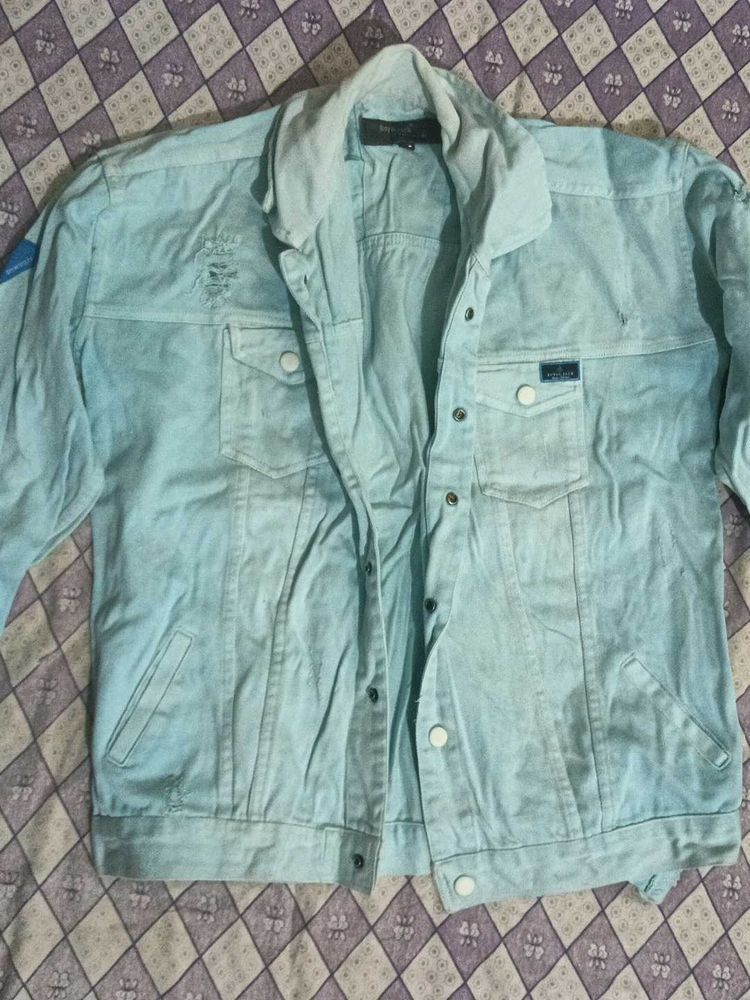 Stylish Light Blue Denim Jacket for Men