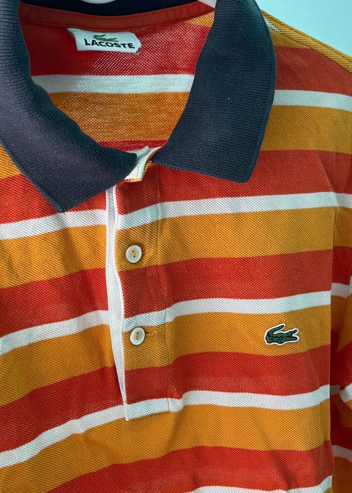 Lacoste Striped Polo Shirt