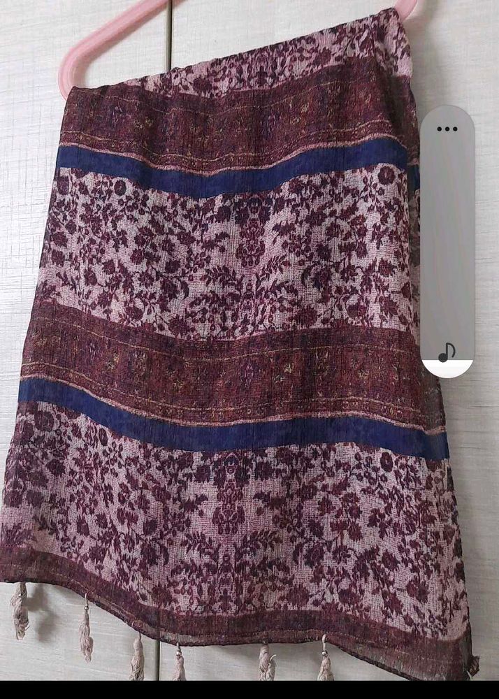Bohemian Floral Print Dupatta