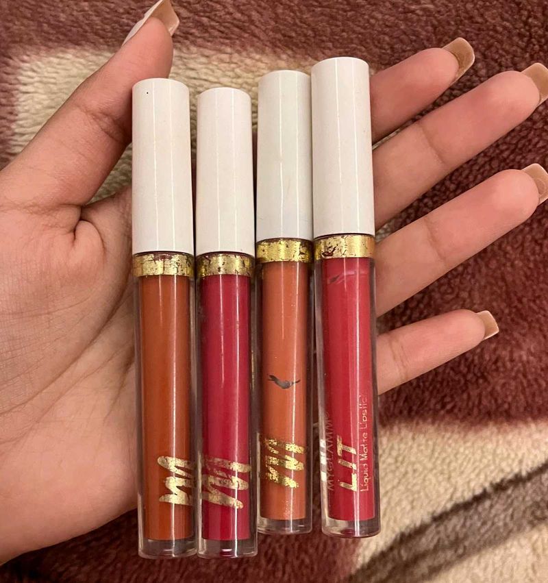 MyGlamm Lipsticks set of 4