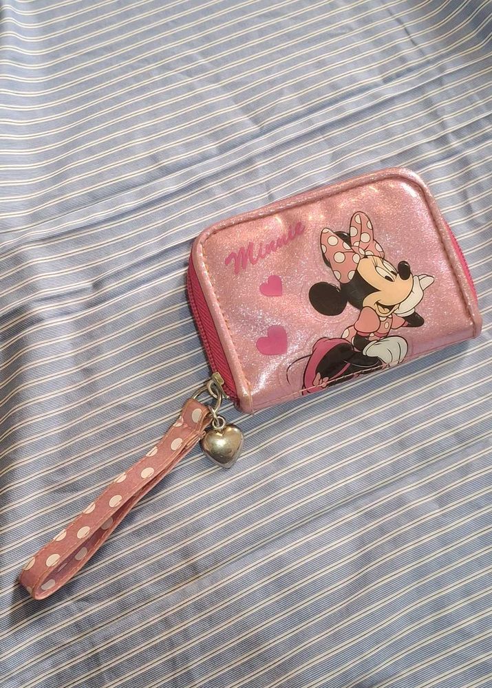 Cute Minnie Mouse Pink Wallet