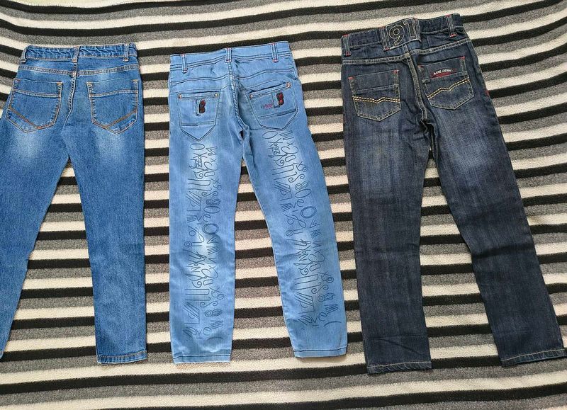 Boys' Jeans Set of 3 for 8 to 10 yrs old
