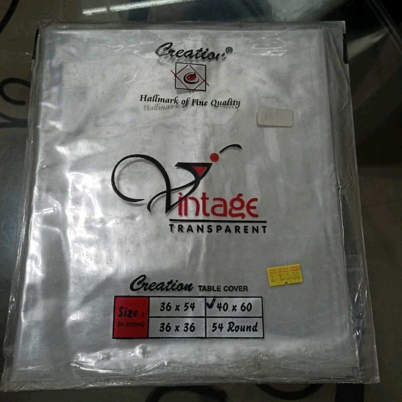 Plain Vinyl Table Cover