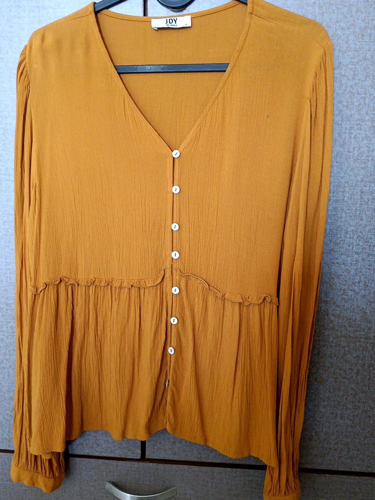 ONLY Mustard Top