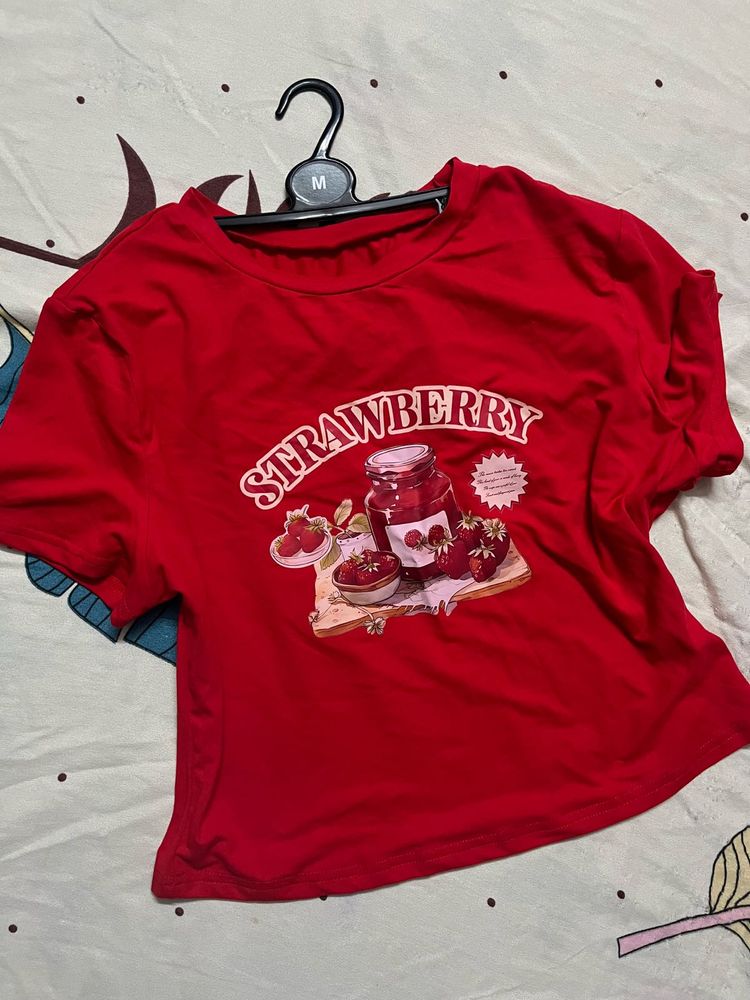 Cute Strawberry Graphic Tee