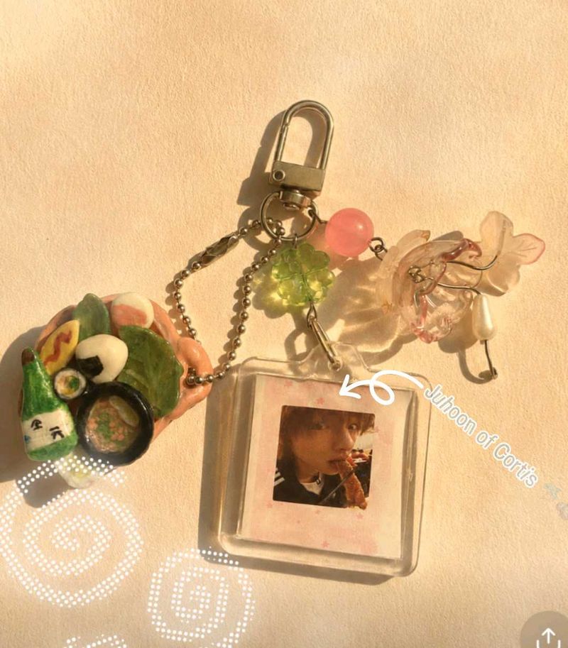 Handmade Korean Food Charm Keychain