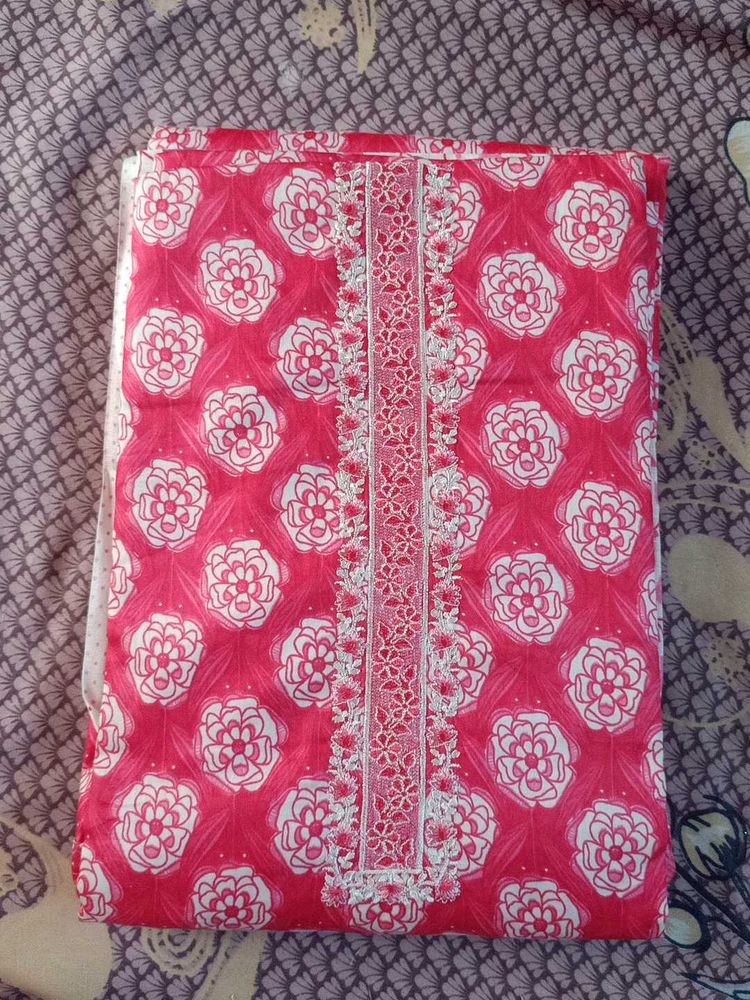 Beautiful Pink Floral Kurta Set