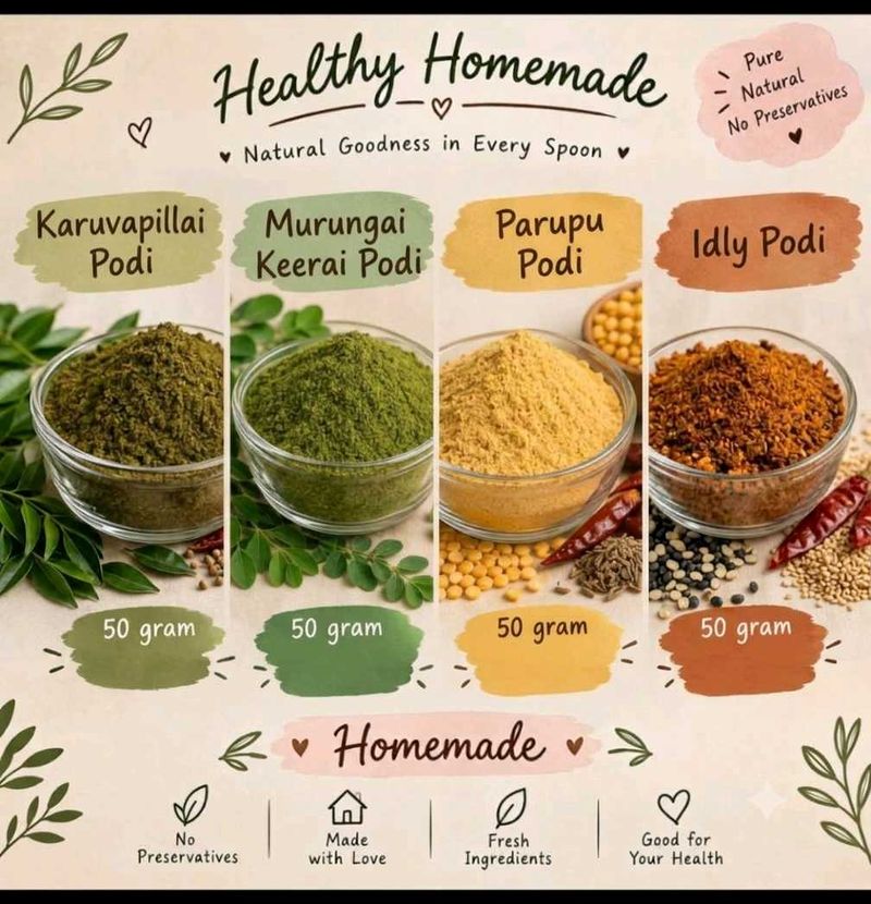 Healthy Homemade Spice Powders