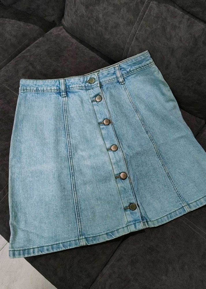 Zara denim skirt