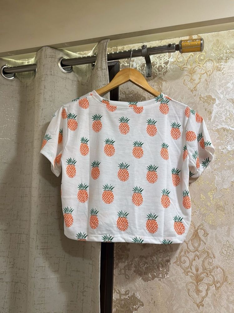 Pineapple Print Top