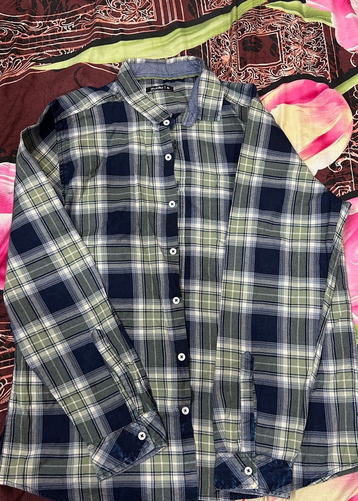 Classic Plaid Button-Down Shirt