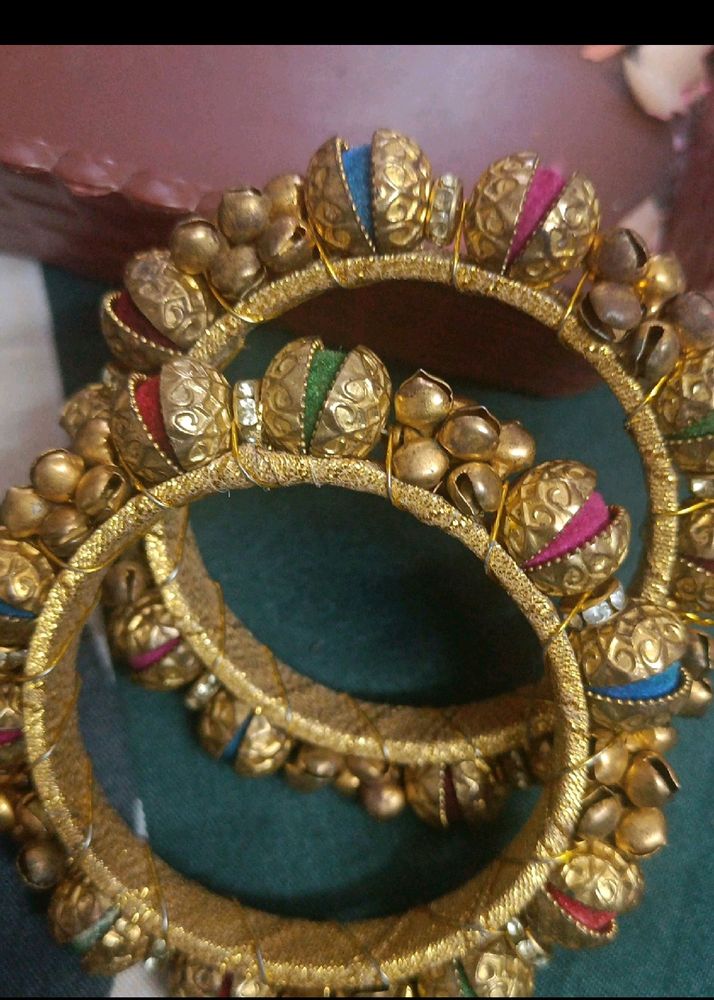 Jaipuri Bangles 2 PC Ghungroo