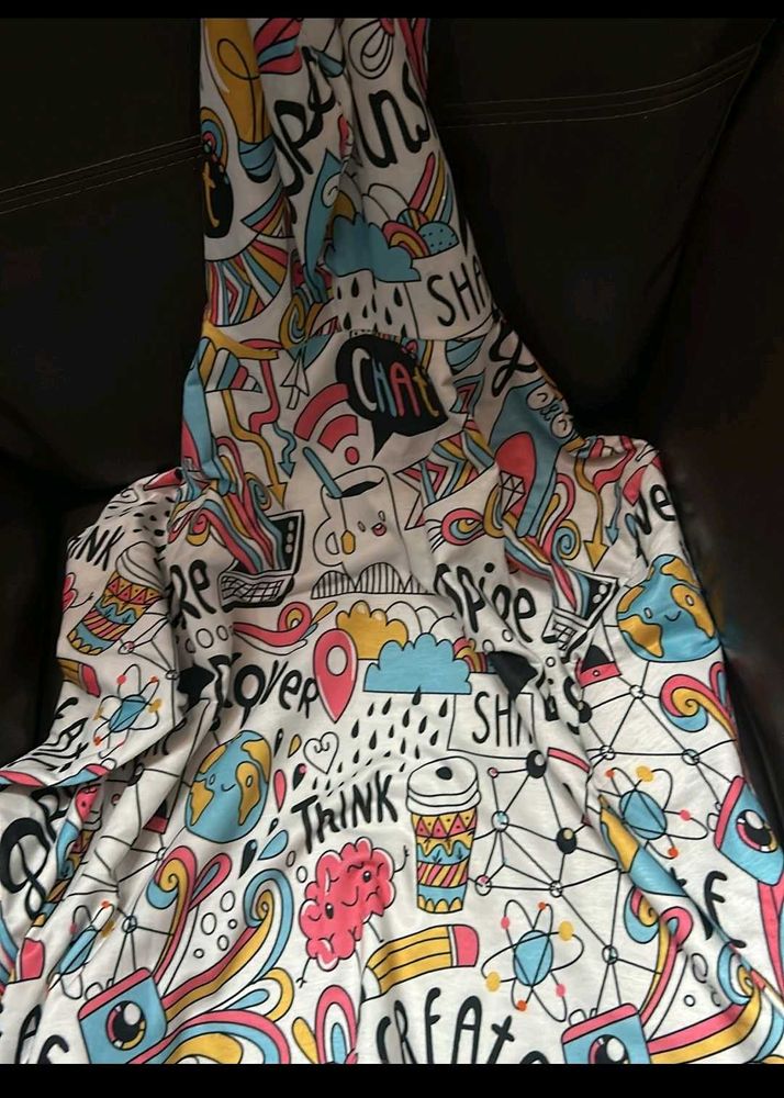 Unique Doodles Print Hoodie