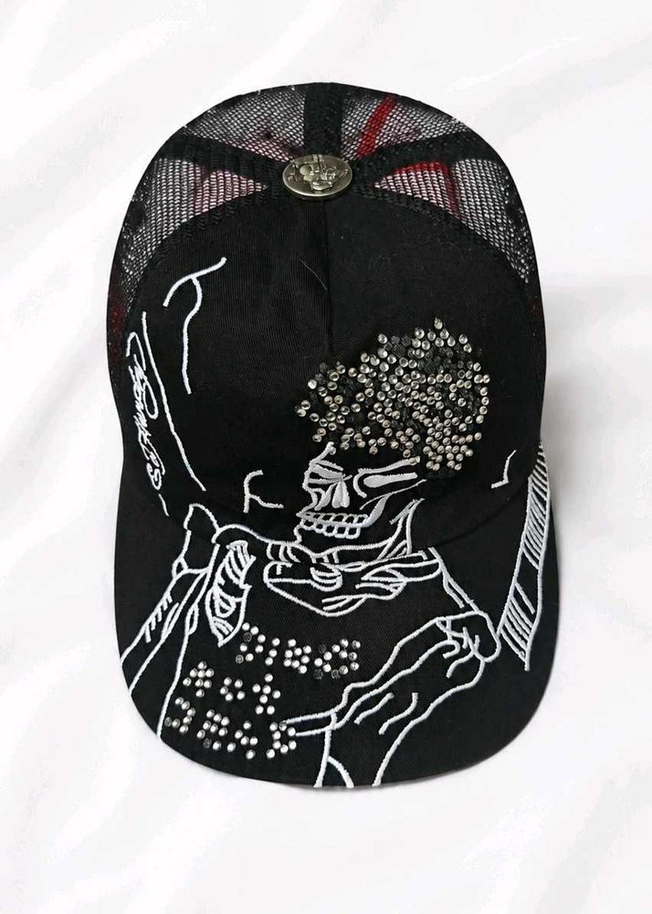 Edgy Skeleton Trucker Hat