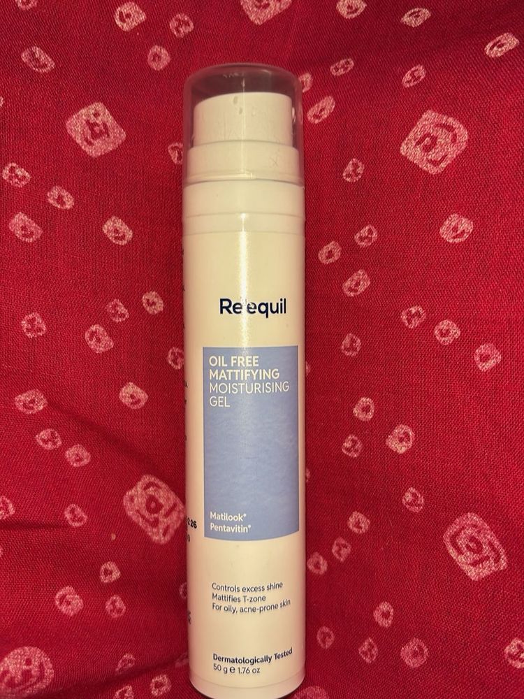 Re’equil oil free mattifying moisturiser