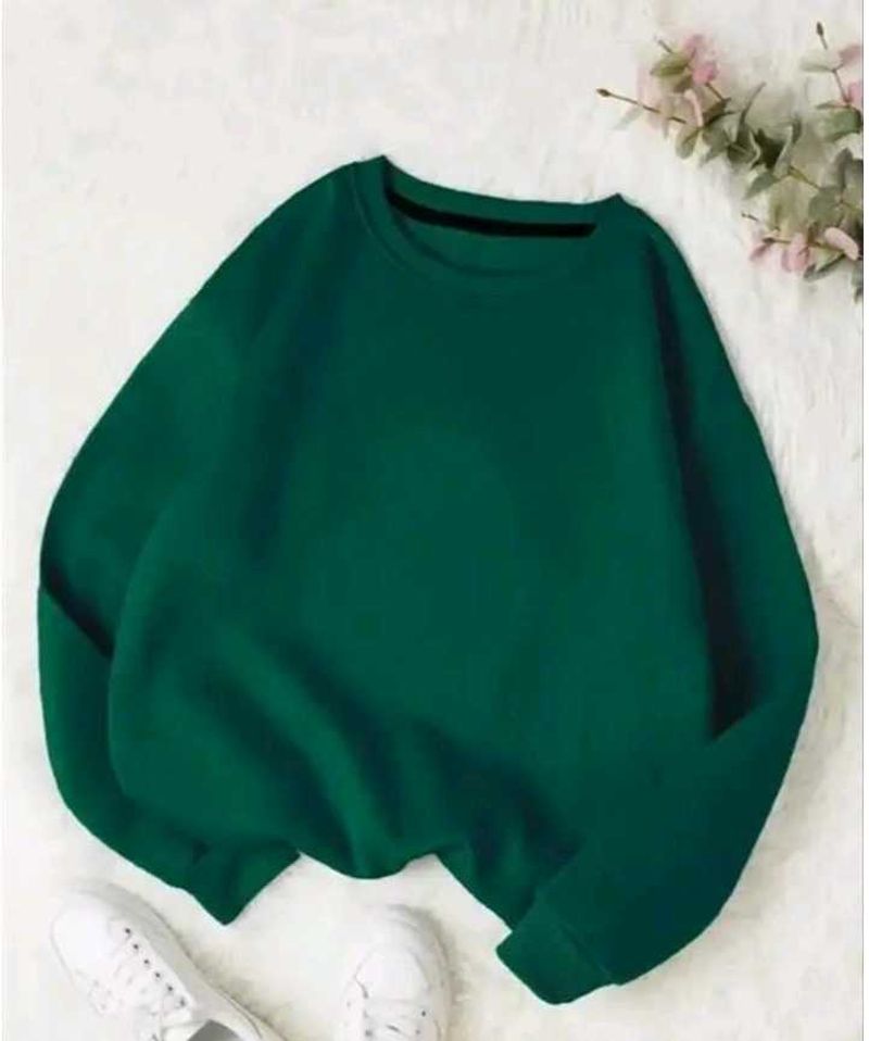 Two comfortable sweatshirt (green and dark blue)
