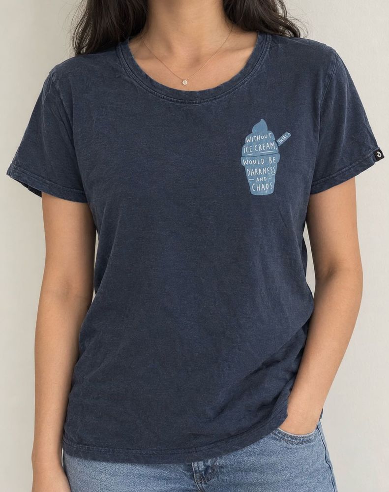 Graphic Tee "Without Ice Cream"