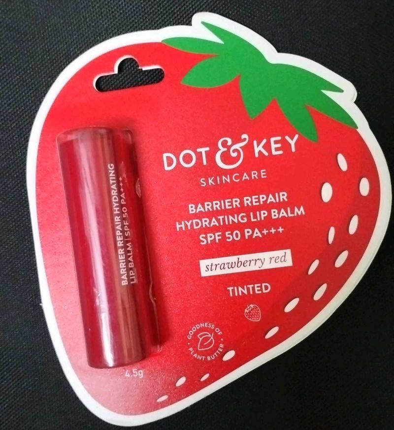 Dot &amp; Key Tinted Lip Balm - Strawberry Red