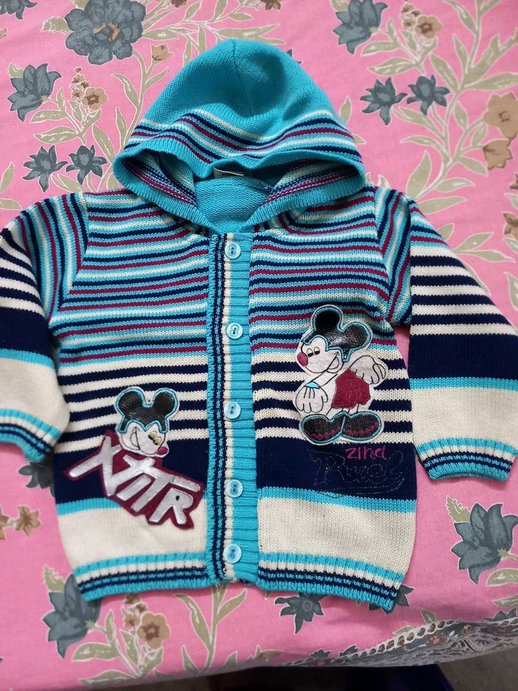Mickey Mouse Hooded Cardigan