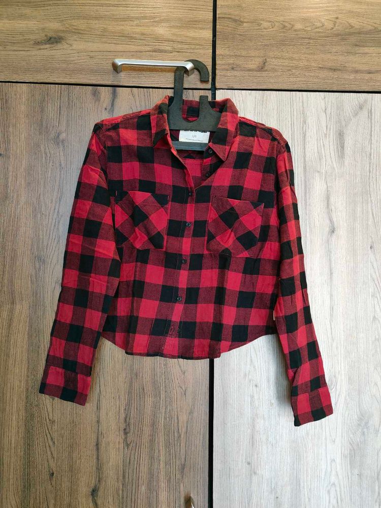 Black And Red Checkered Shirt